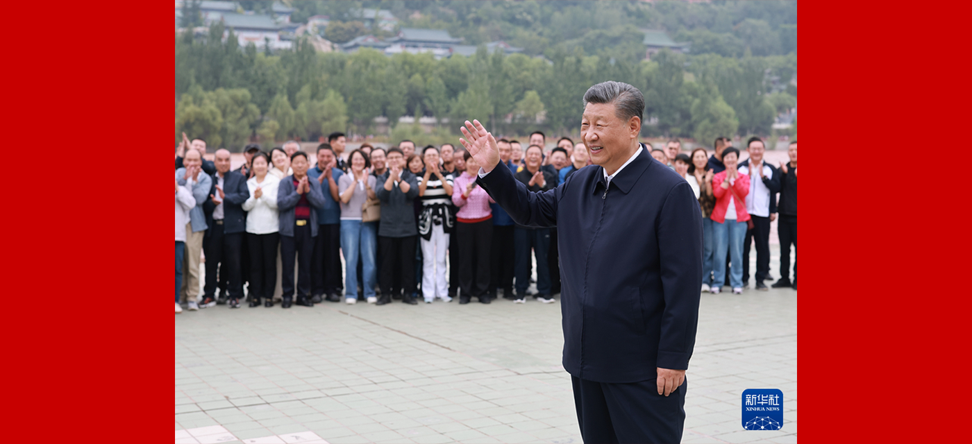 習(xí)近平在甘肅考察